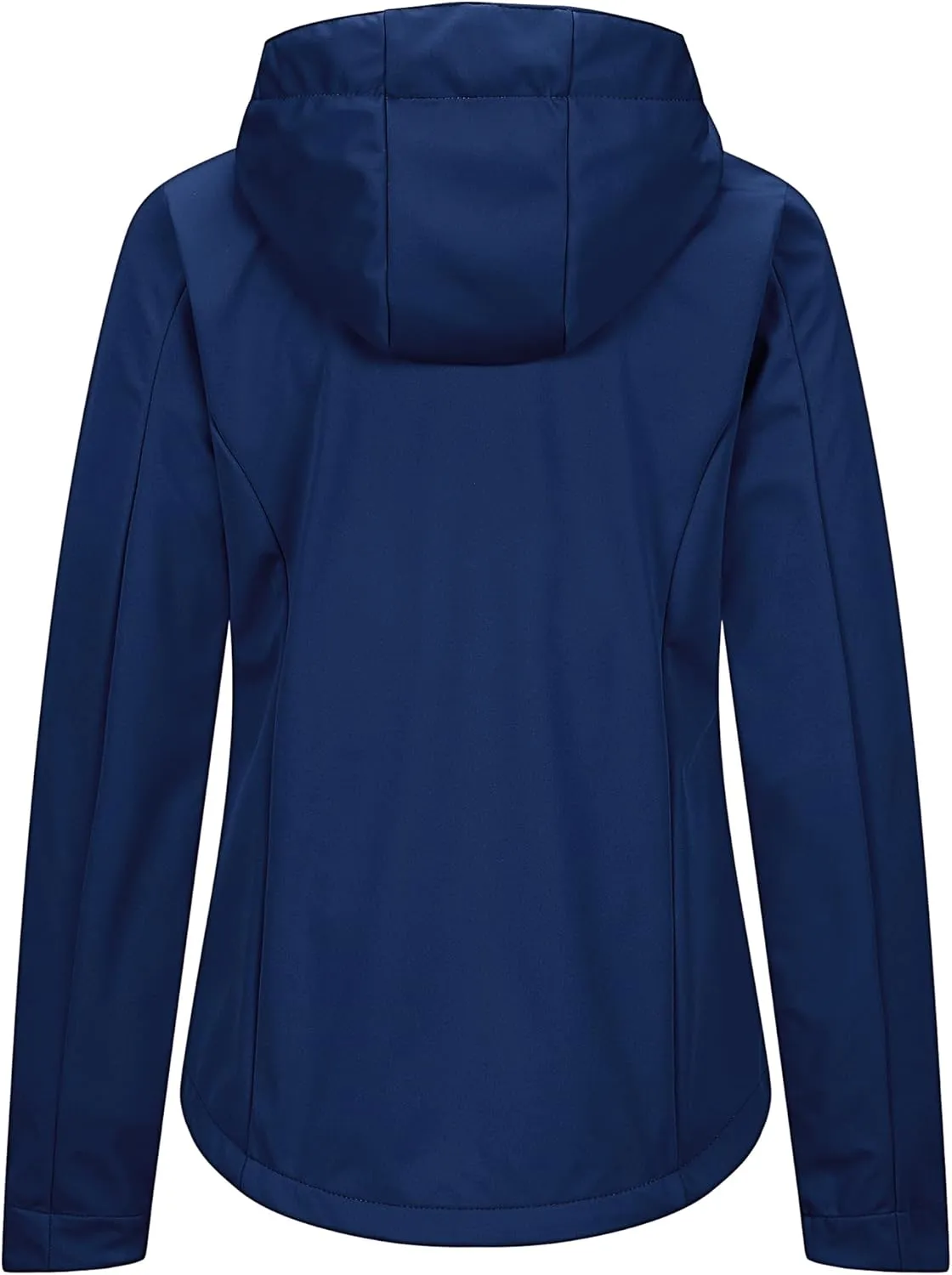 33,000ft Women's Softshell Jacket with Hood Waterproof Lightweight Windbreaker Windproof Rain Shell Jacket for Outdoor Hiking