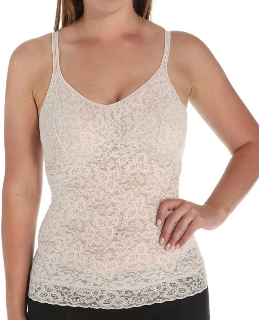 Bali Women's Lace Shapewear, Lace N Smooth Firm Control Shapewear Cami with Built-In Bra