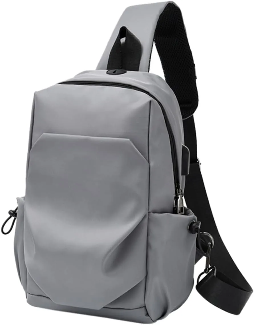 BESPORTBLE 2 Pcs Fashionable Crossbody Backpack Travel Fanny Pack Multi-compartment Chest Bag Smooth Zipper