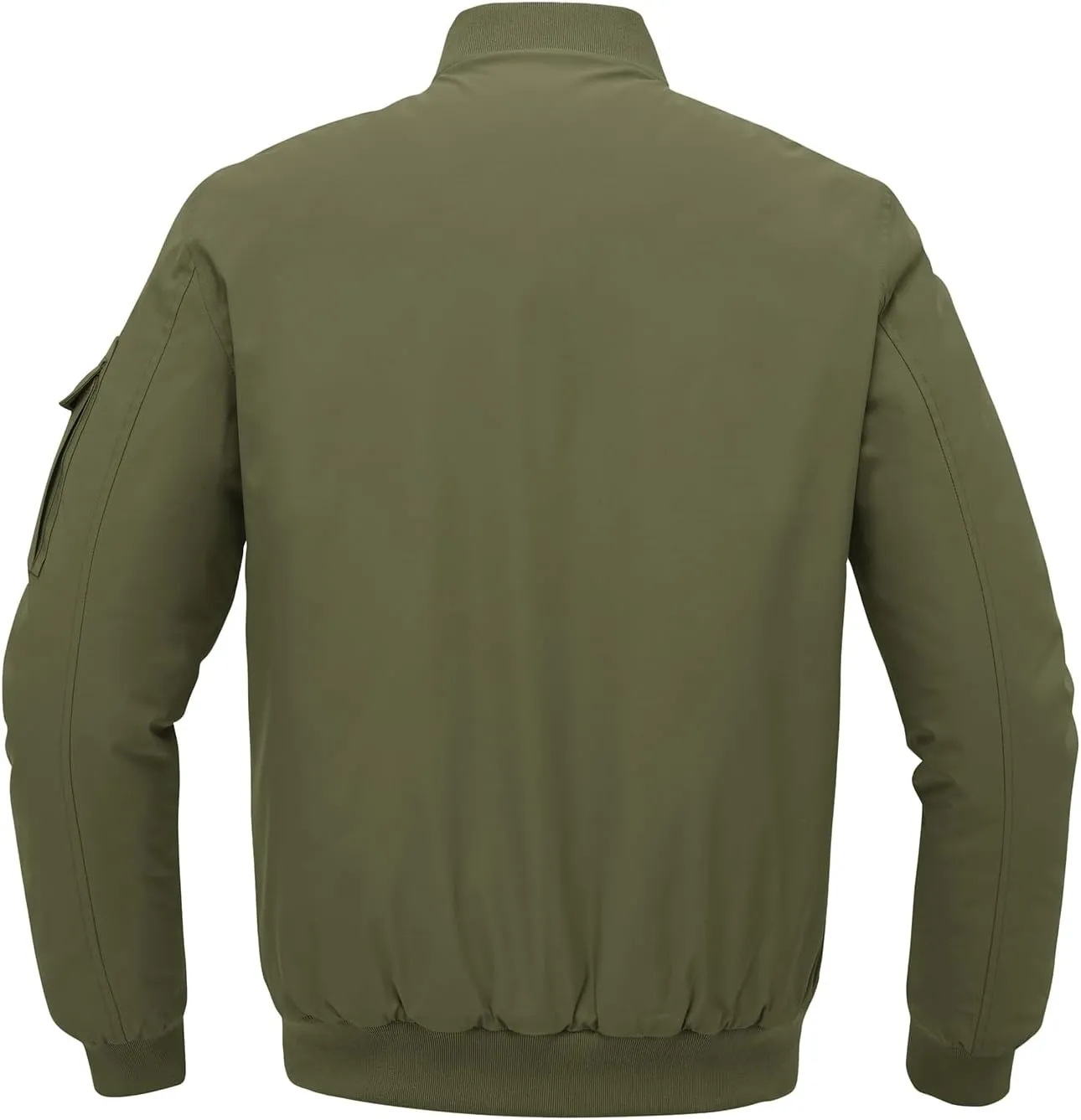 BGOWATU Men's Jacket Windproof Quilted Bomber Jackets Casual Fall Winter Warm Padded Coats Outwear