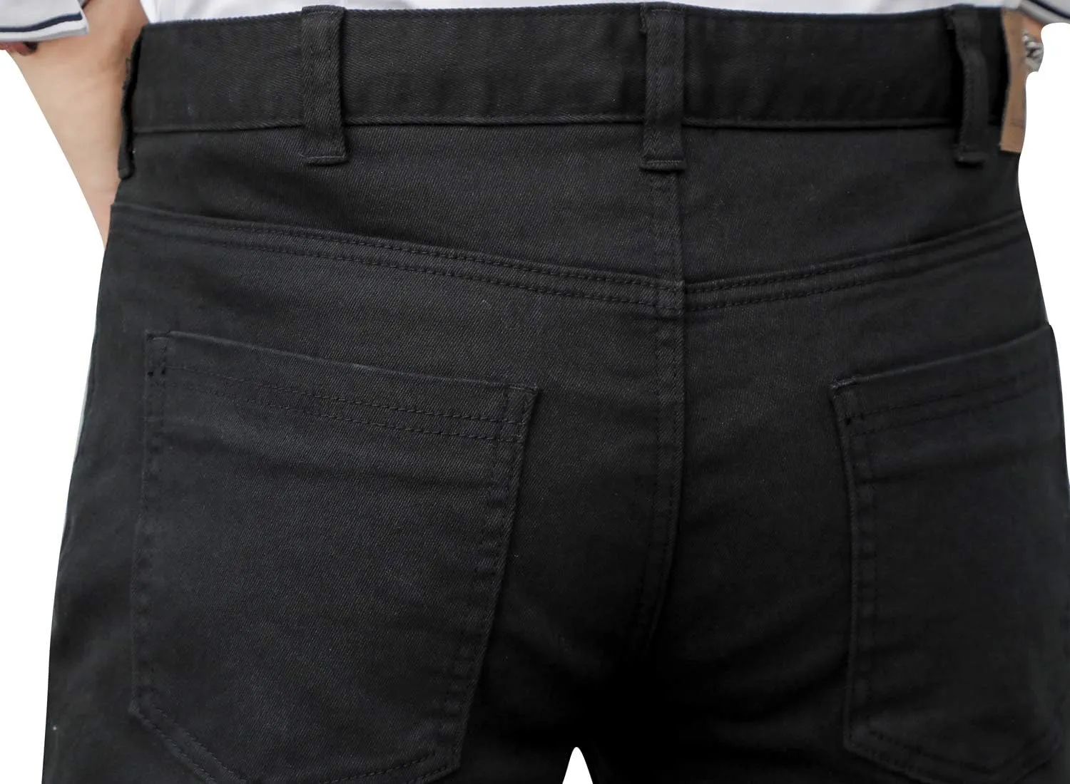 CICOS Men's Casual Slim Fit Five Pocket Comfort Stretch Twill Pant with Printed Pockets