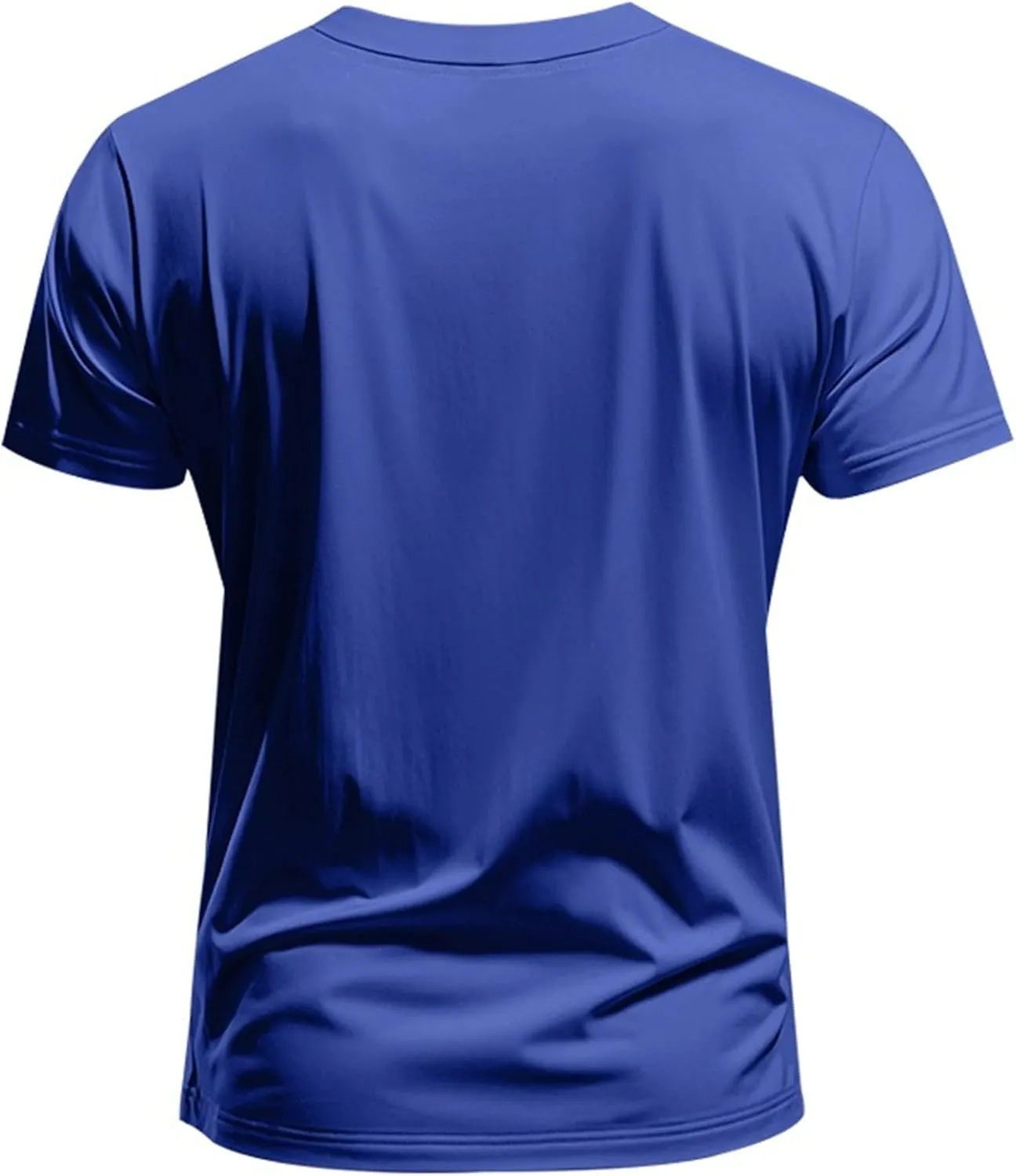 DGHM-JLMY Mens Casual Slim Fit Short Sleeve T-Shirts Soft Lightweight V-Neck Tees Gym Workout Running Athletic Tshirt