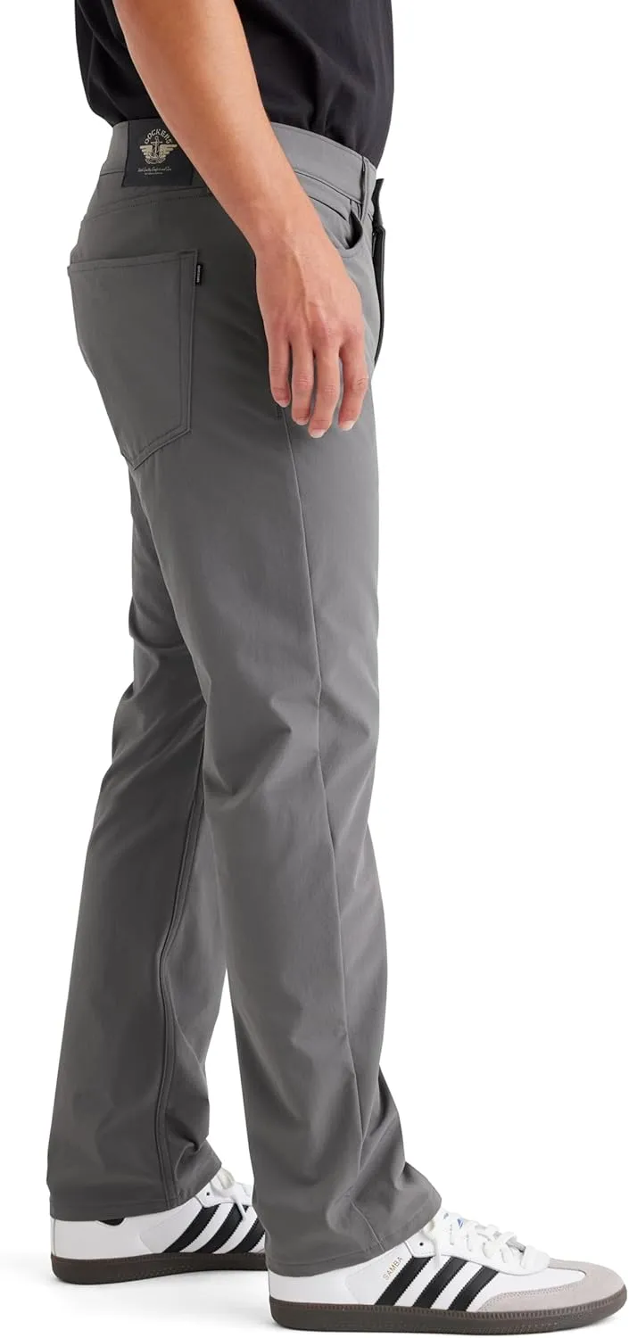 Dockers Men's Comfort Knit Jean Cut Straight Fit Smart 360 Knit Pants