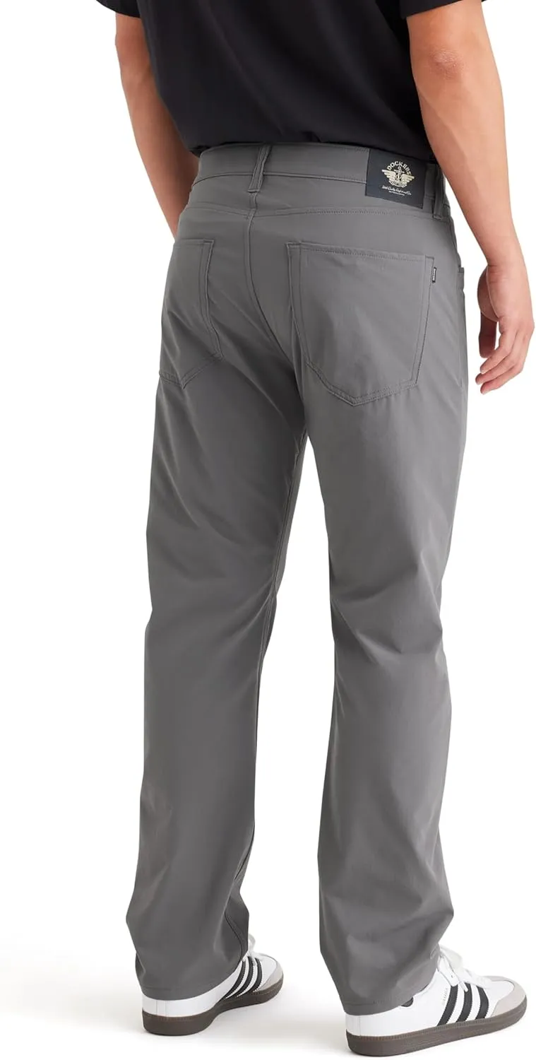 Dockers Men's Comfort Knit Jean Cut Straight Fit Smart 360 Knit Pants