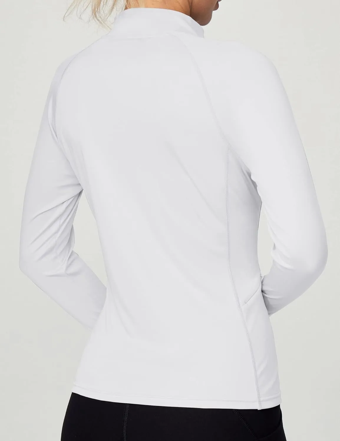 Ewedoos Rash Guard for Women UPF50  UV Sun Protection Clothing SPF Shirts Long Sleeve Swim Shirts for Woman with Pockets