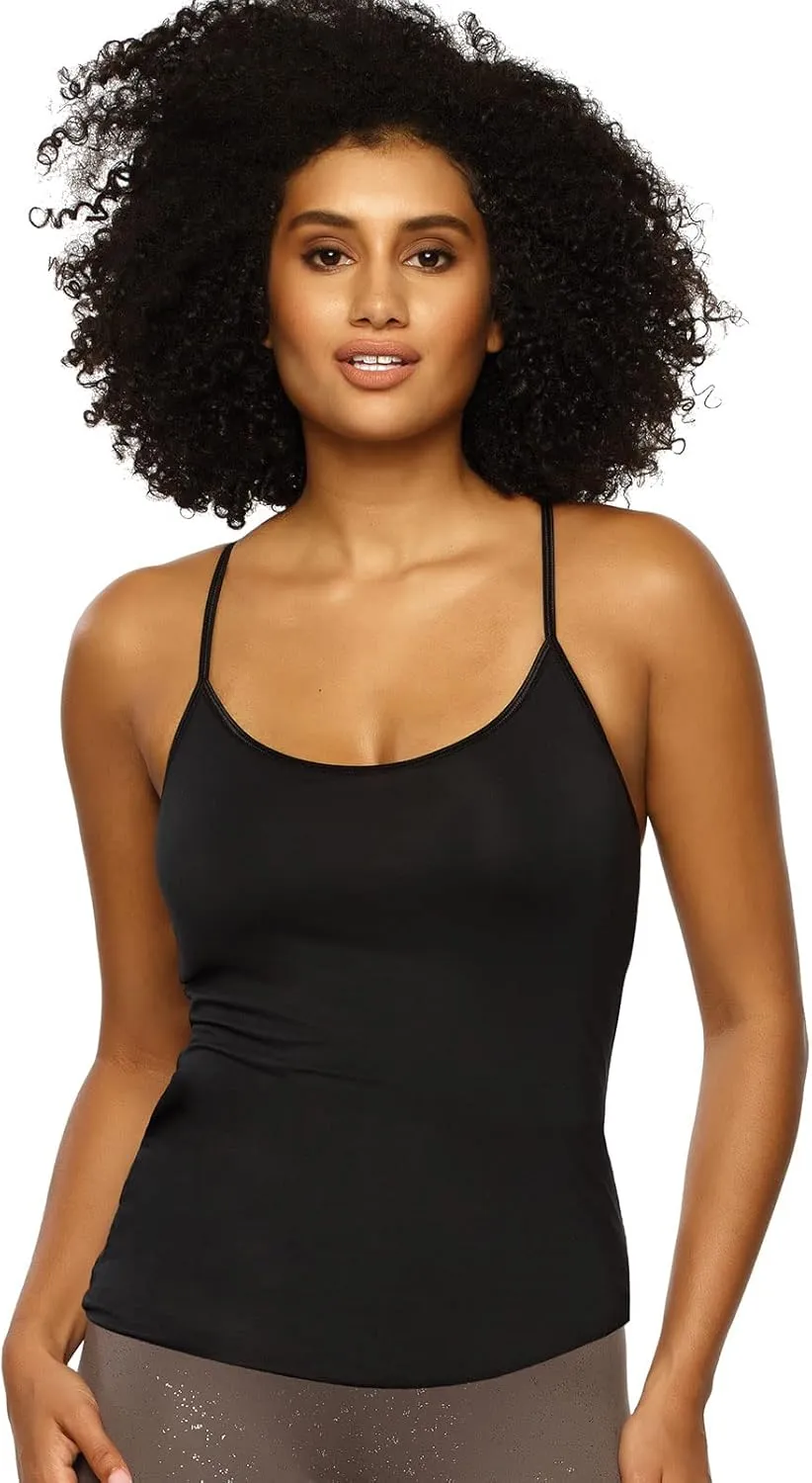 Felina | 2-Pack So Smooth Modal Cami Top with Hidden Built in Shelf Bra Support