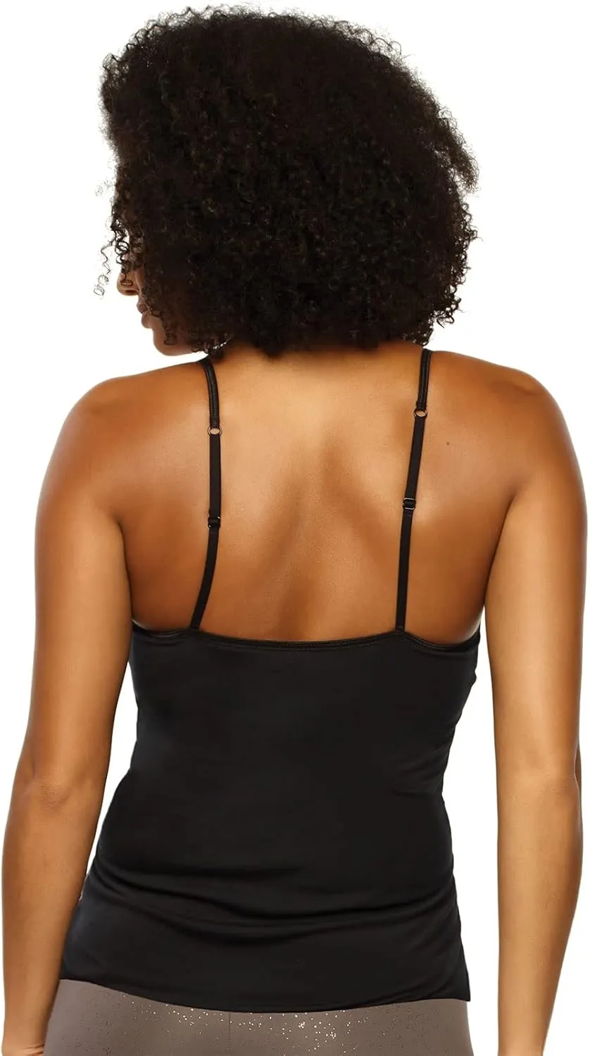 Felina | 2-Pack So Smooth Modal Cami Top with Hidden Built in Shelf Bra Support