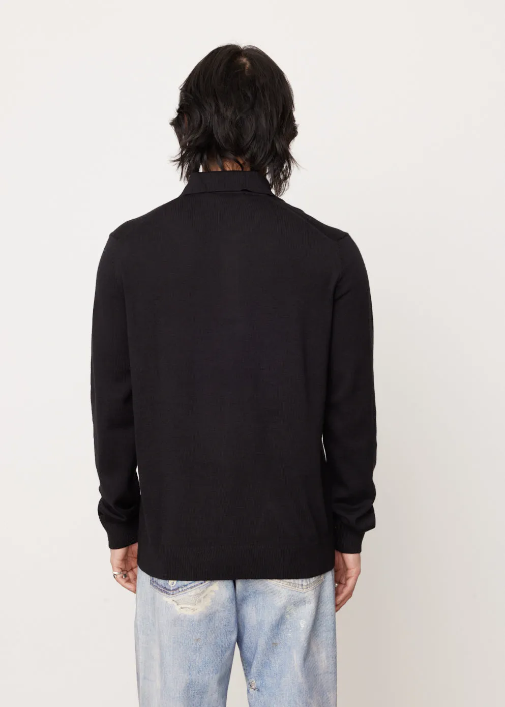 Fox Head Patch Polo Knit