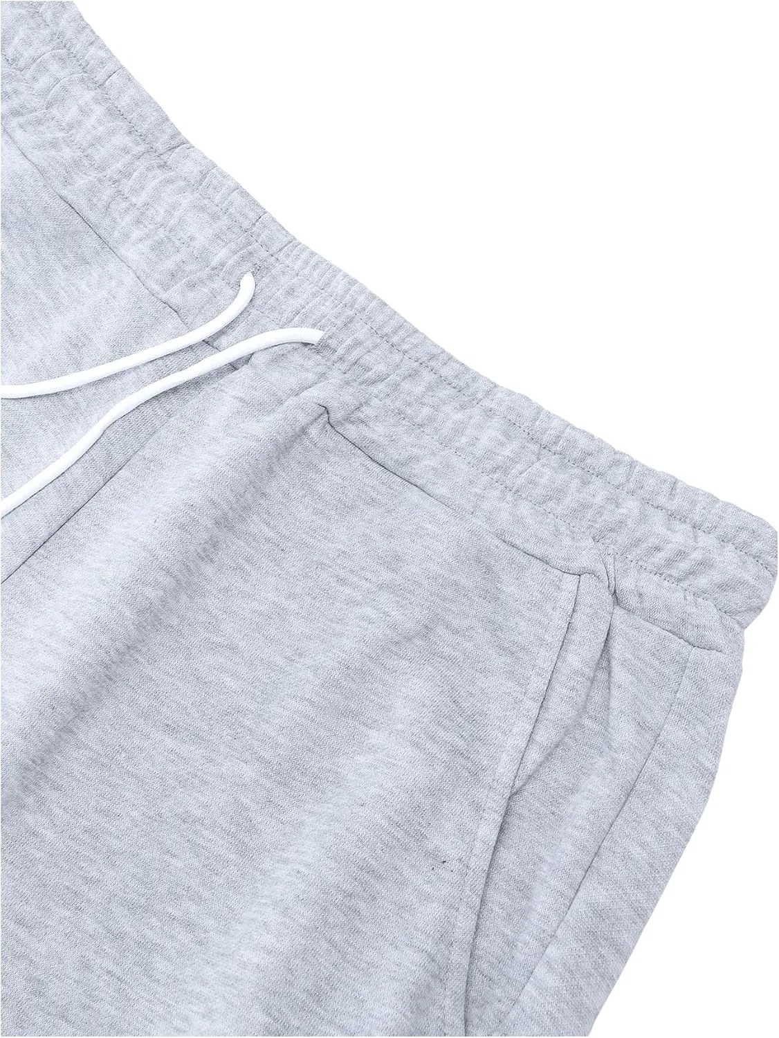 GORGLITTER Men's Graphic Baggy Sweatpants Wide Leg Y2K Drawstring Stacked Jogger Pants with Pockets
