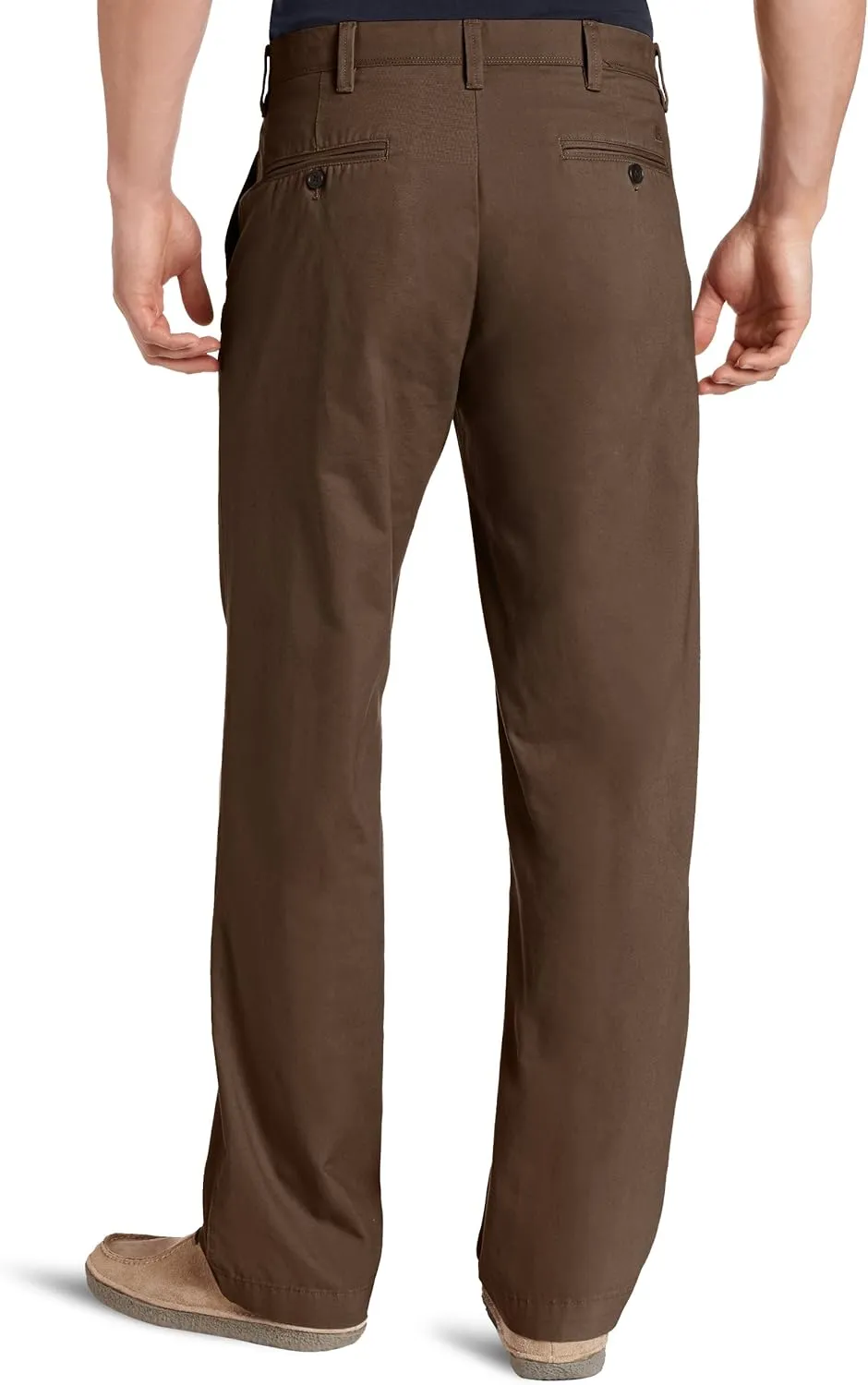 Haggar Men's Life Khaki Comfort Flat Front Chino Pant