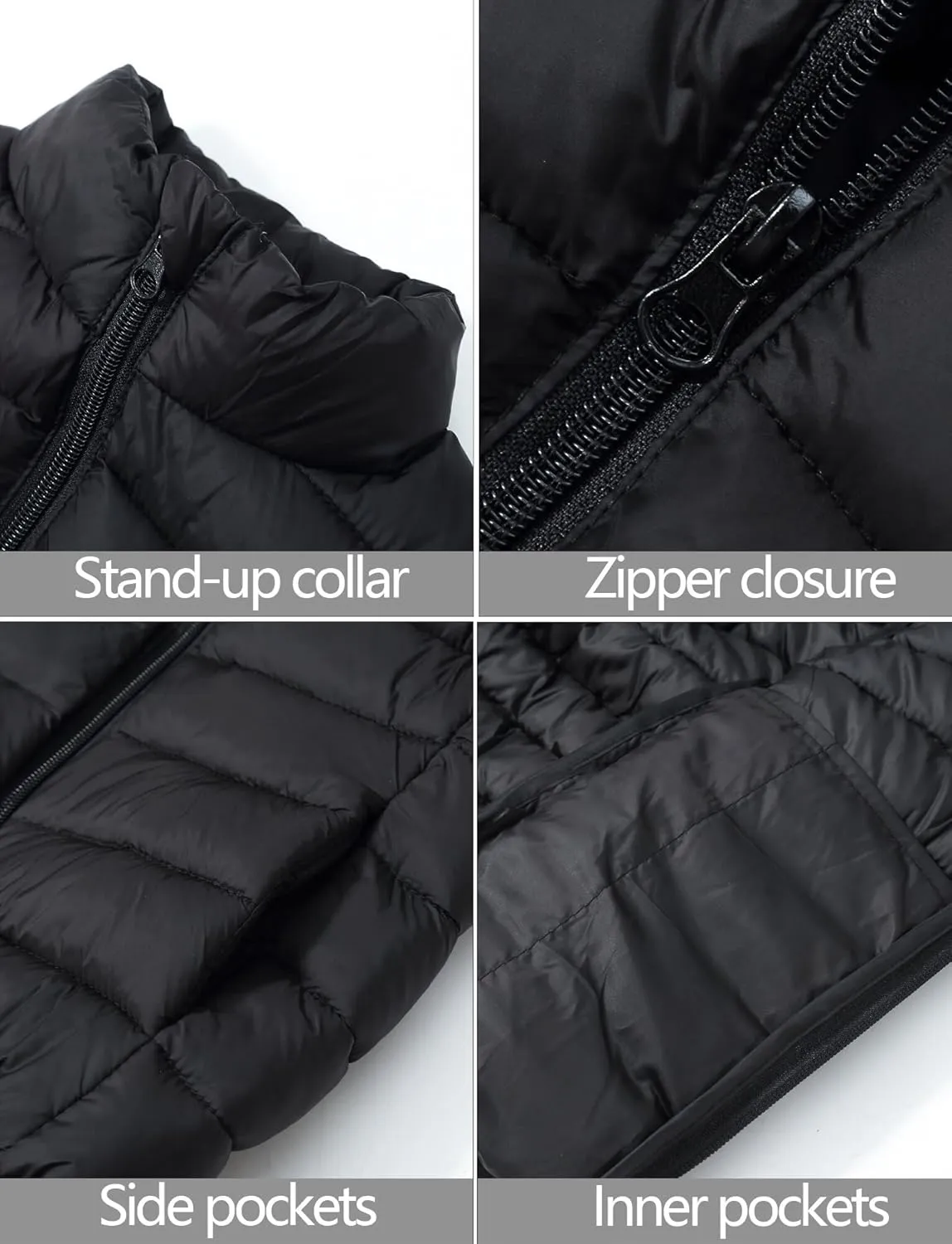 Happy Cherry Kids Boys Girls Lightweight Down Puffer Vest Sleeveless Windproof Packable Warm Winter Vest
