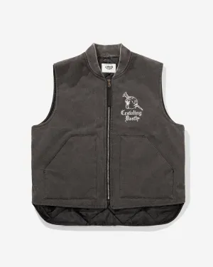 Helmet Screw Canvas Vest | Grey