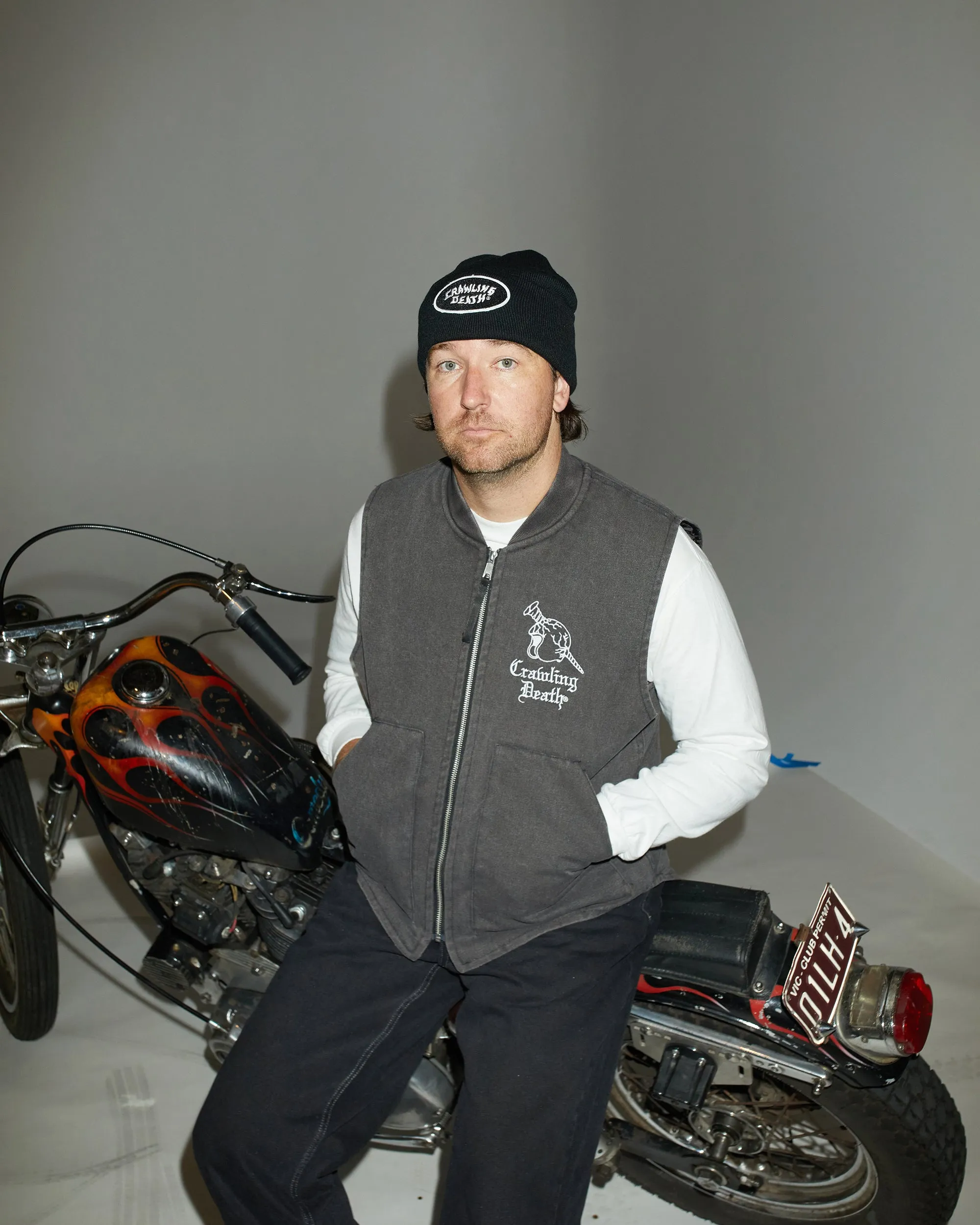 Helmet Screw Canvas Vest | Grey