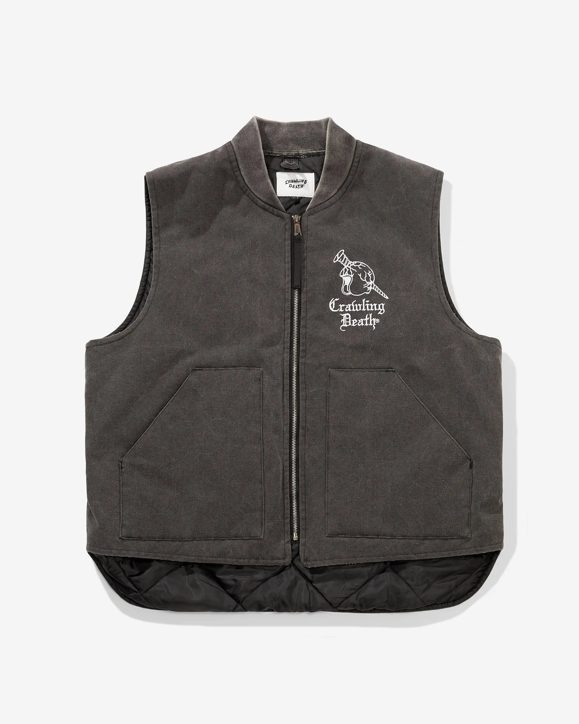Helmet Screw Canvas Vest | Grey