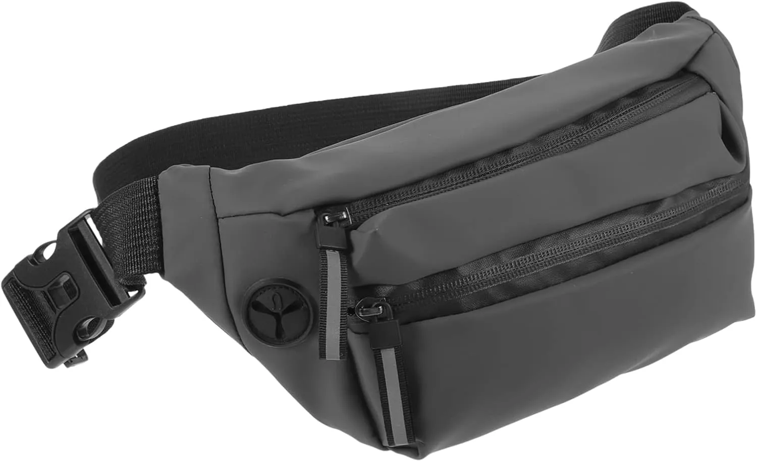 Homoyoyo Men's Fashionable Fanny Pack Waterproof Waist Bag Smooth Zipper for Crossbody