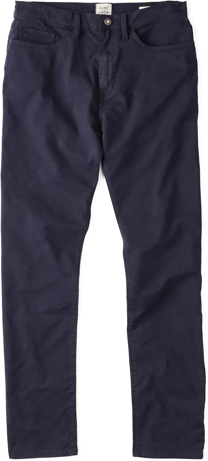 Huckberry Flint and Tinder Men's 365 Pant, Stretch Comfort, 5-Pocket Mens Pant