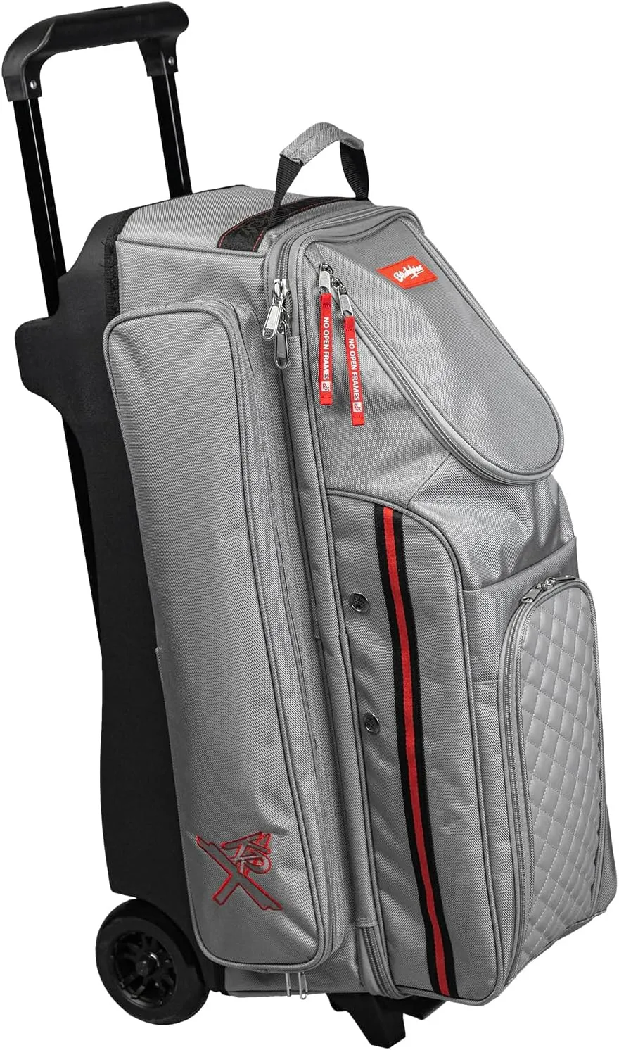 KR Strikeforce Diamond Triple Roller Premium Bowling Bag with 5" Smooth KRuze Wheels