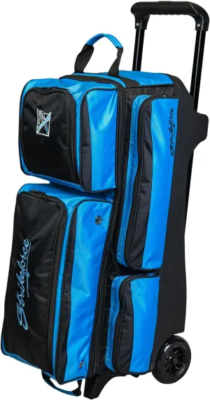 KR Strikeforce Konvoy Black/Caribbean Blue Triple Roller - with 5" Smooth Kruze Wheels
