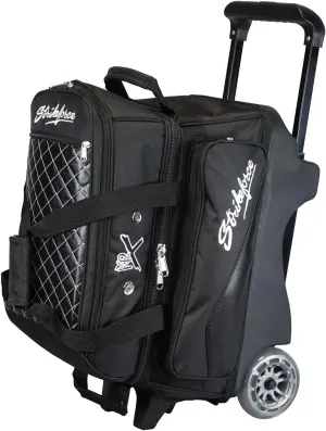 KR Strikeforce Royal Flush Double Roller Bowling Bag with Deluxe Features and Smooth Ride
