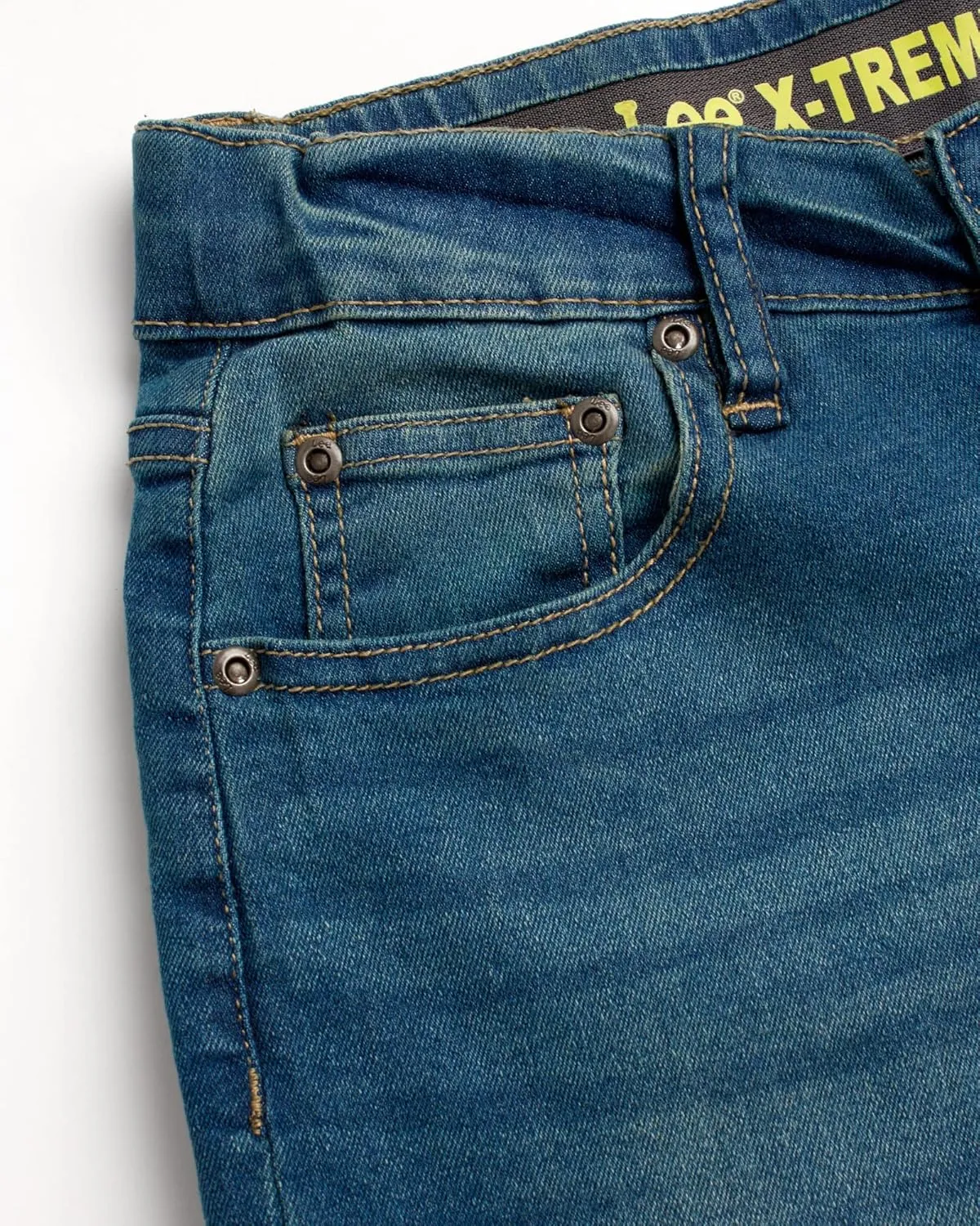Lee Boys' Comfort Stretch Relaxed Fit Straight Leg Denim Jeans
