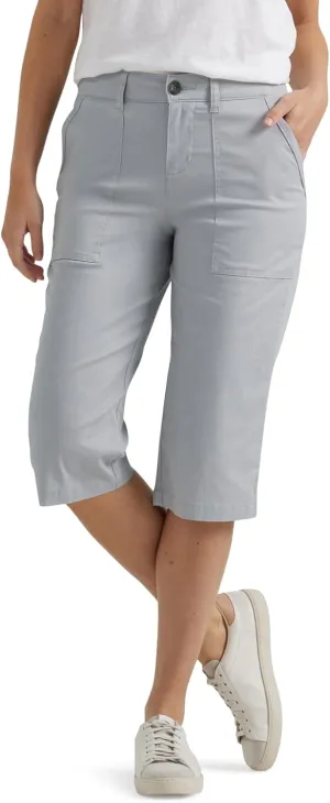 Lee womens Ultra Lux Comfort With Flex-to-go Utility Skimmer Capri Pant