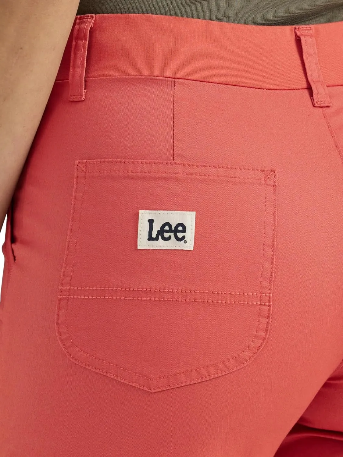 Lee womens Ultra Lux Comfort With Flex-to-go Utility Skimmer Capri Pant