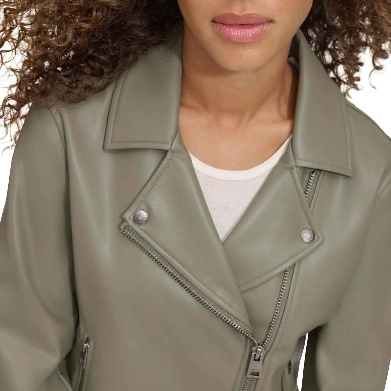Levi's womens Smooth Faux Leather Moto (Standard and Plus Sizes)