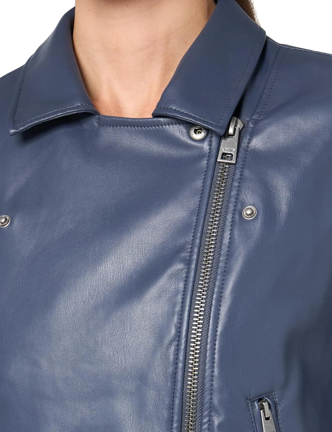 Levi's womens Smooth Faux Leather Moto (Standard and Plus Sizes)
