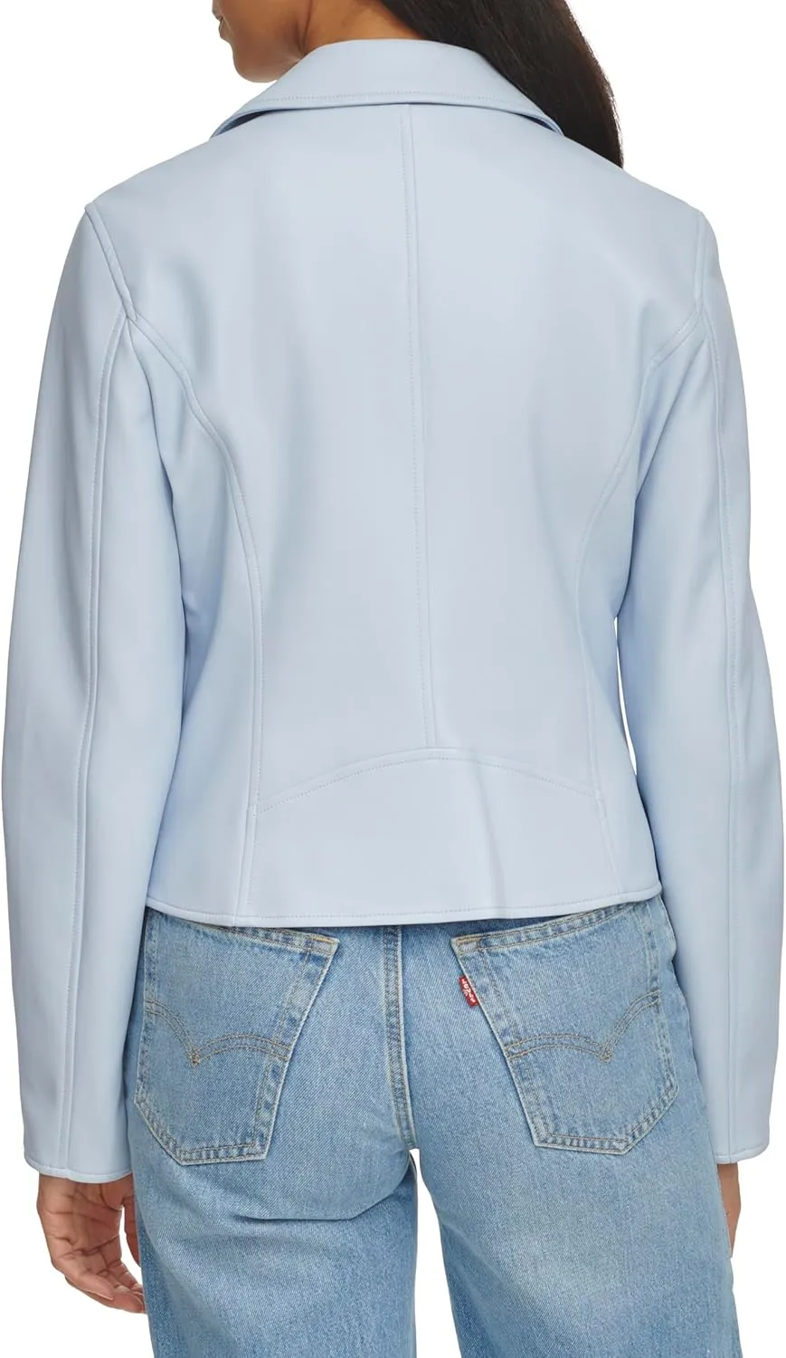 Levi's womens Smooth Faux Leather Moto (Standard and Plus Sizes)