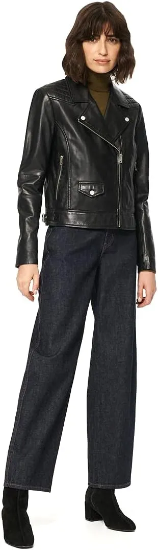 Marc New York Nysa Smooth Leather Jacket