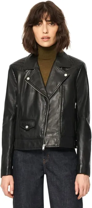 Marc New York Nysa Smooth Leather Jacket