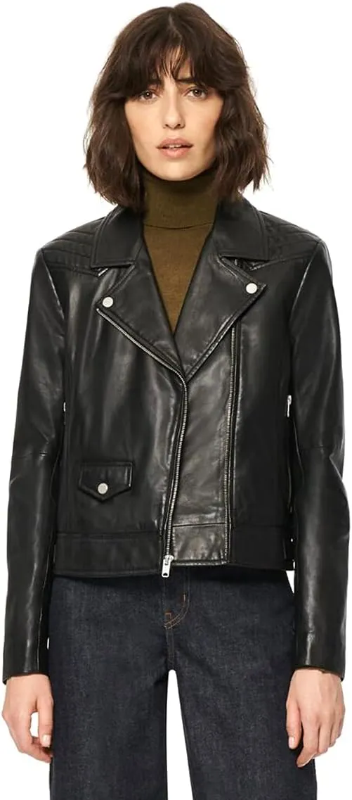 Marc New York Nysa Smooth Leather Jacket