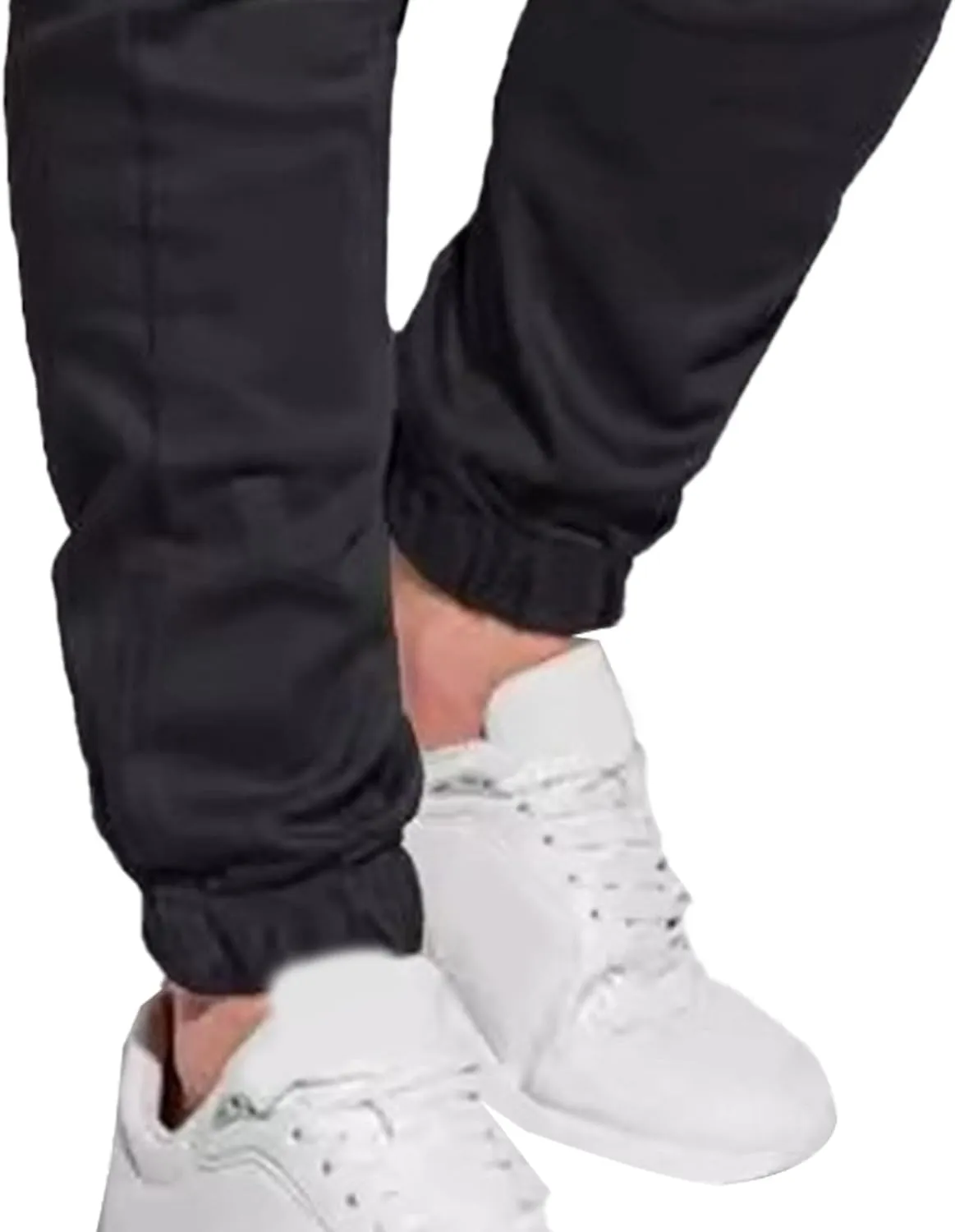 Men's Casual Classic Tactical Pants Slim Fit Soft Twill Pockets Jogger Comfort Hiking Cotton Sweatpants
