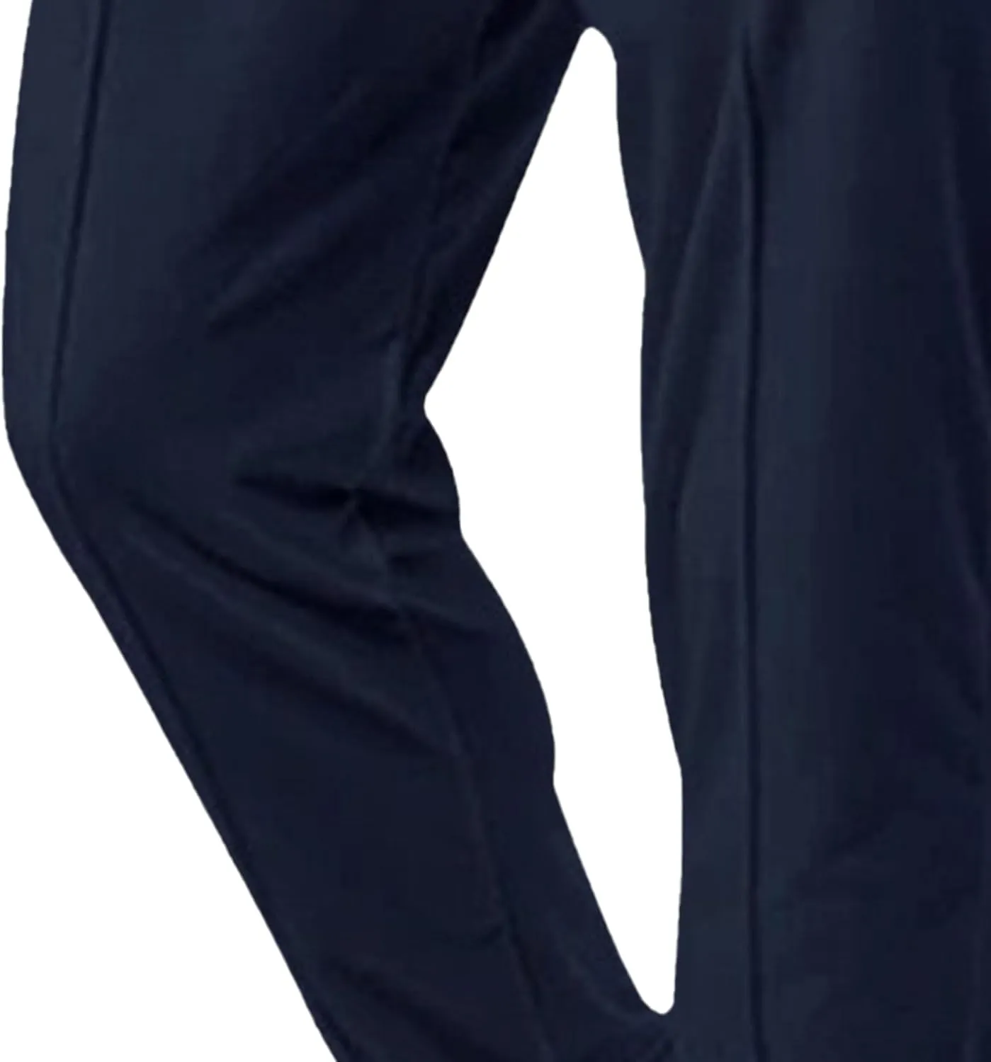 Men's Comfort Solid Drawstring Athletic Pants Casual Loose Fit Joggers Trousers Lightweight Outdoor Workout Pants