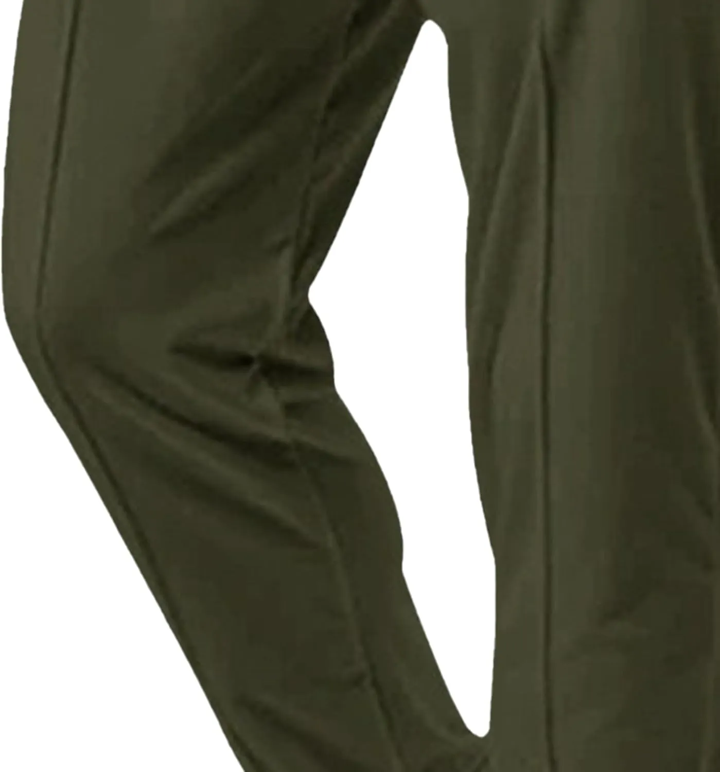 Men's Comfort Solid Drawstring Athletic Pants Casual Loose Fit Joggers Trousers Lightweight Outdoor Workout Pants