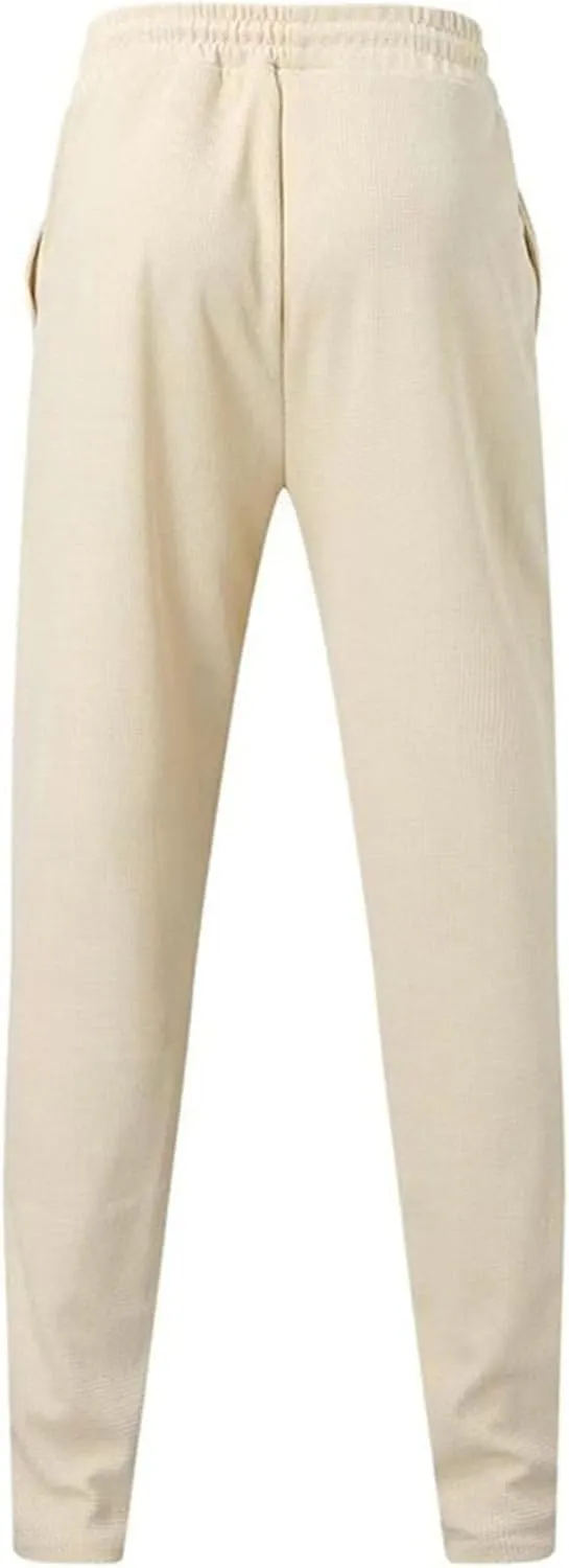 Men's Drawstring Straight Leg Athletic Pants Casual Elastic Waist Outdoor Trousers Comfort Trendy Summer Sweatpants