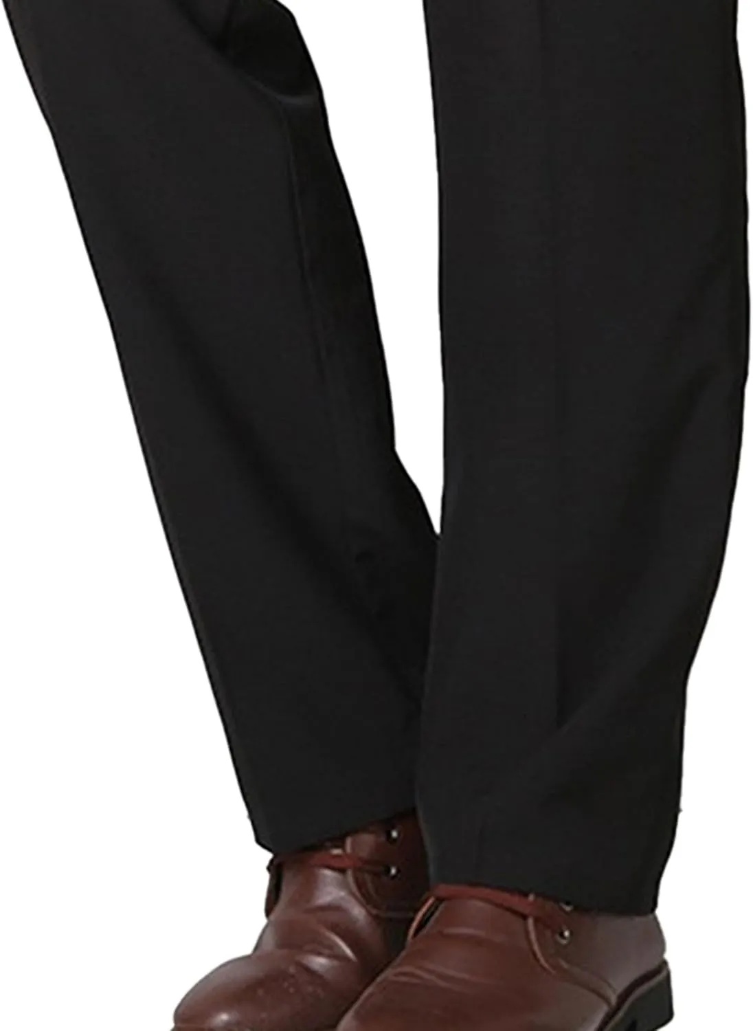Men's Elastic Waist Business Summer Pants Casual Straight Leg Outdoor Trousers Lightweight Solid Comfort Sweatpants