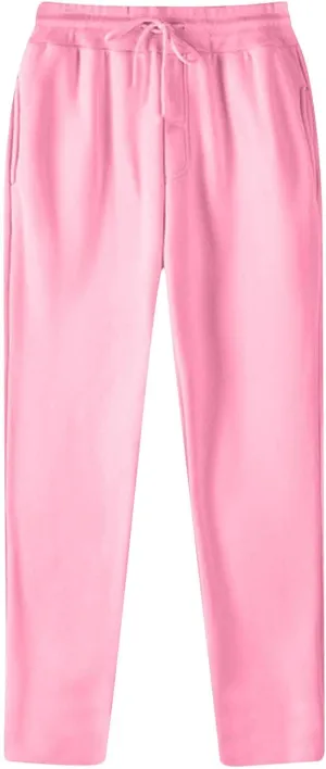 Men's Fashion Sweatpants Solid Color Elastic Waist Drawstrings Straight Slim Fit Trousers New Comfort Casual Pants