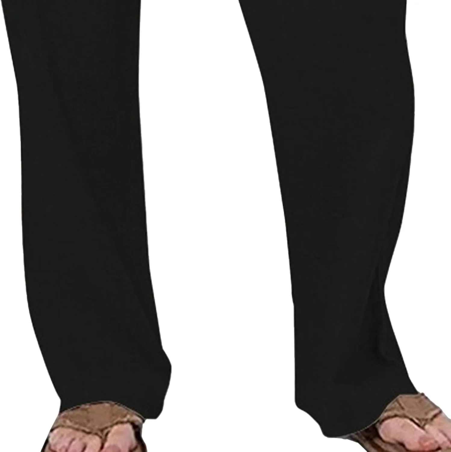 Men's Linen Lightweight Outdoor Solid Pants Baggy Casual Hiking Pants Comfort Sweatpants Yoga Trousers