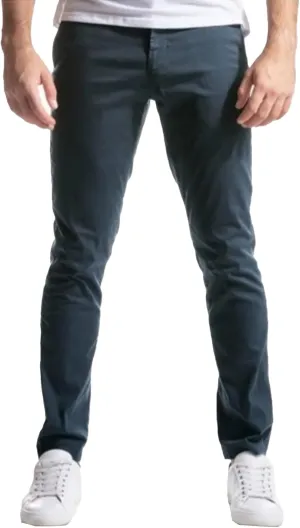Mens Skinny Tapered Dress Pants Comfort Trouser Slim-Fit Front Solid Casual Pants Stretch Chino Casual Fit Trousers