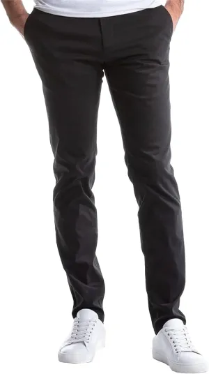 Mens Skinny Tapered Dress Pants Comfort Trouser Slim-Fit Front Solid Casual Pants Stretch Chino Casual Fit Trousers