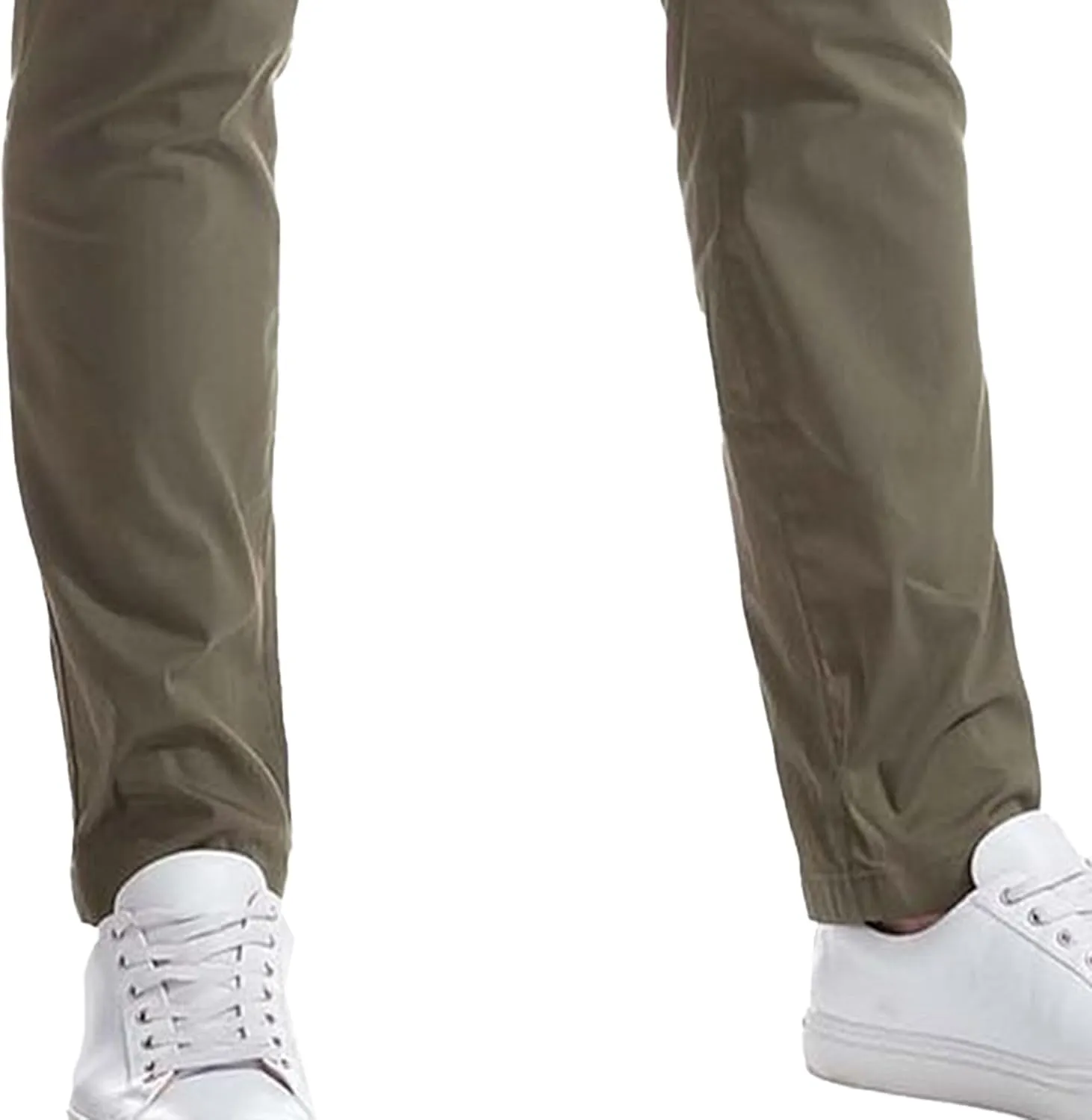 Mens Skinny Tapered Dress Pants Comfort Trouser Slim-Fit Front Solid Casual Pants Stretch Chino Casual Fit Trousers