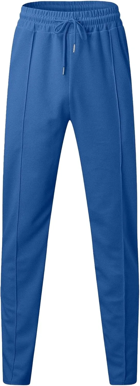 Men's Slim Fit Tapered Hiking Outdoor Pants Comfort Joggers Sweatpants Pants Drawstring Casual Athletic Trousers