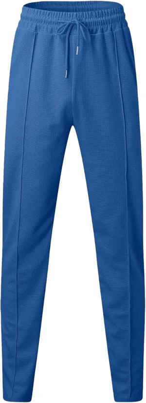 Men's Slim Fit Tapered Hiking Outdoor Pants Comfort Joggers Sweatpants Pants Drawstring Casual Athletic Trousers