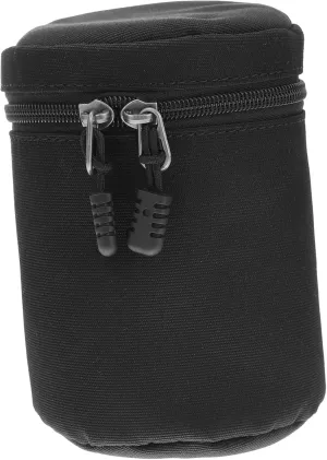 Mikikit Professional Craftsmanship Camera Lens Bag Smooth Zipper Dustproof for Dslr Cameras
