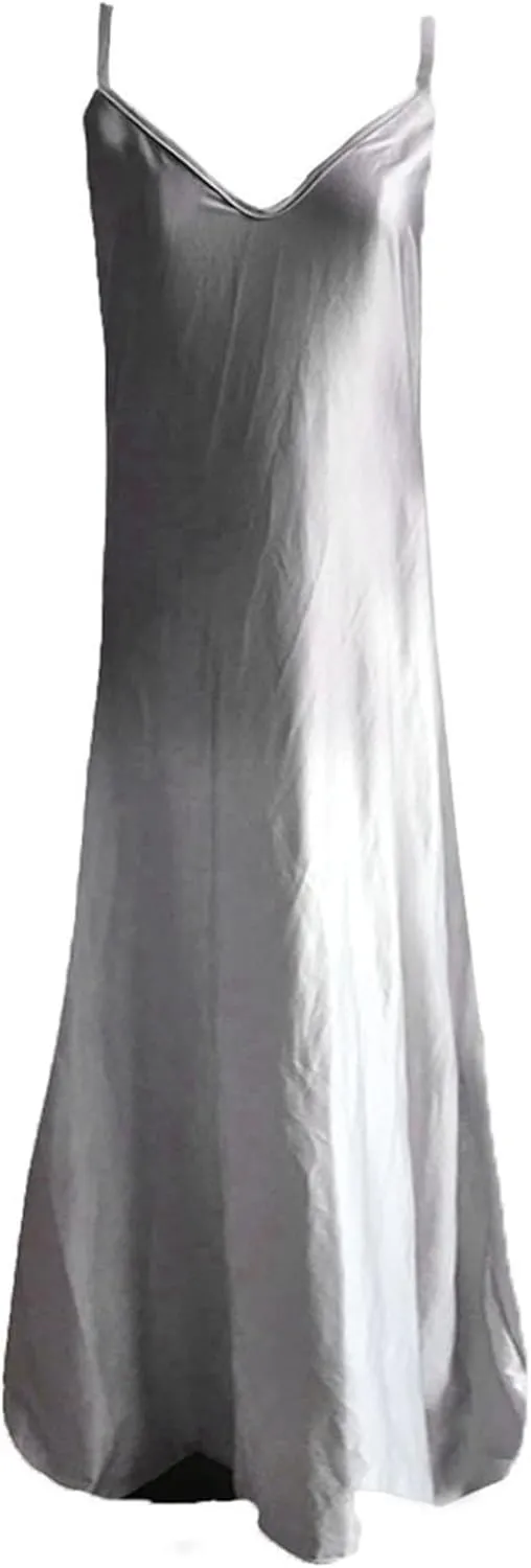 NaRHbrg Women's Sleeveless V Neck Maxi Dress Boho Loose Flowy Sundress Tie Dye Casual Beach Long Dresses Summer Sundress