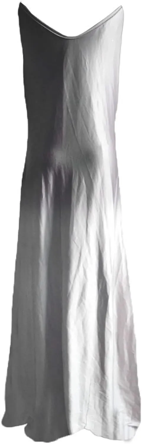 NaRHbrg Women's Sleeveless V Neck Maxi Dress Boho Loose Flowy Sundress Tie Dye Casual Beach Long Dresses Summer Sundress