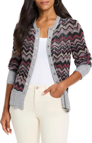 NIC ZOE Women's Zig Zag Cardigan