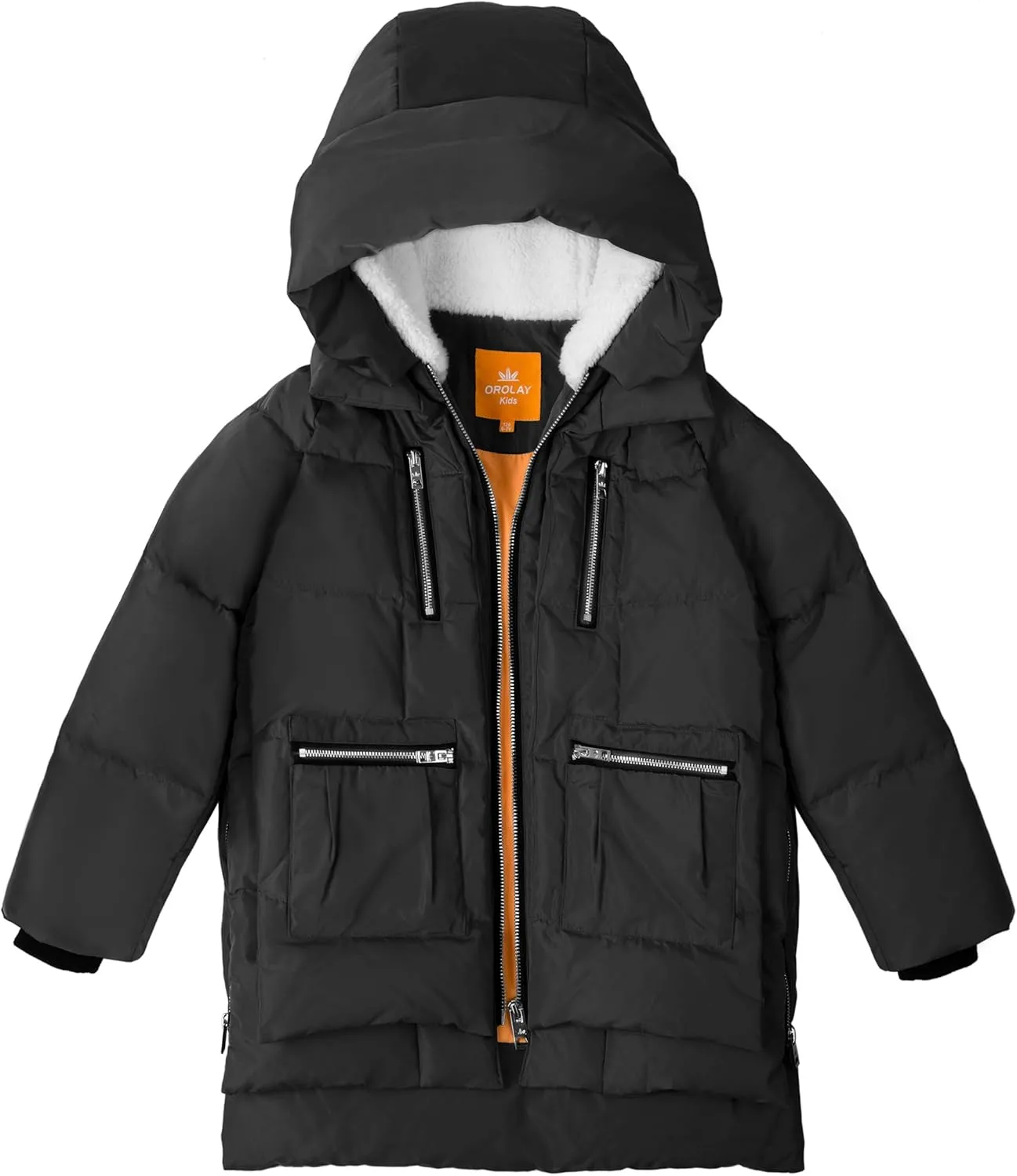 Orolay Children Hooded Down Coat Girl's Quilted Puffer Jacket Boy's Winter Jackets