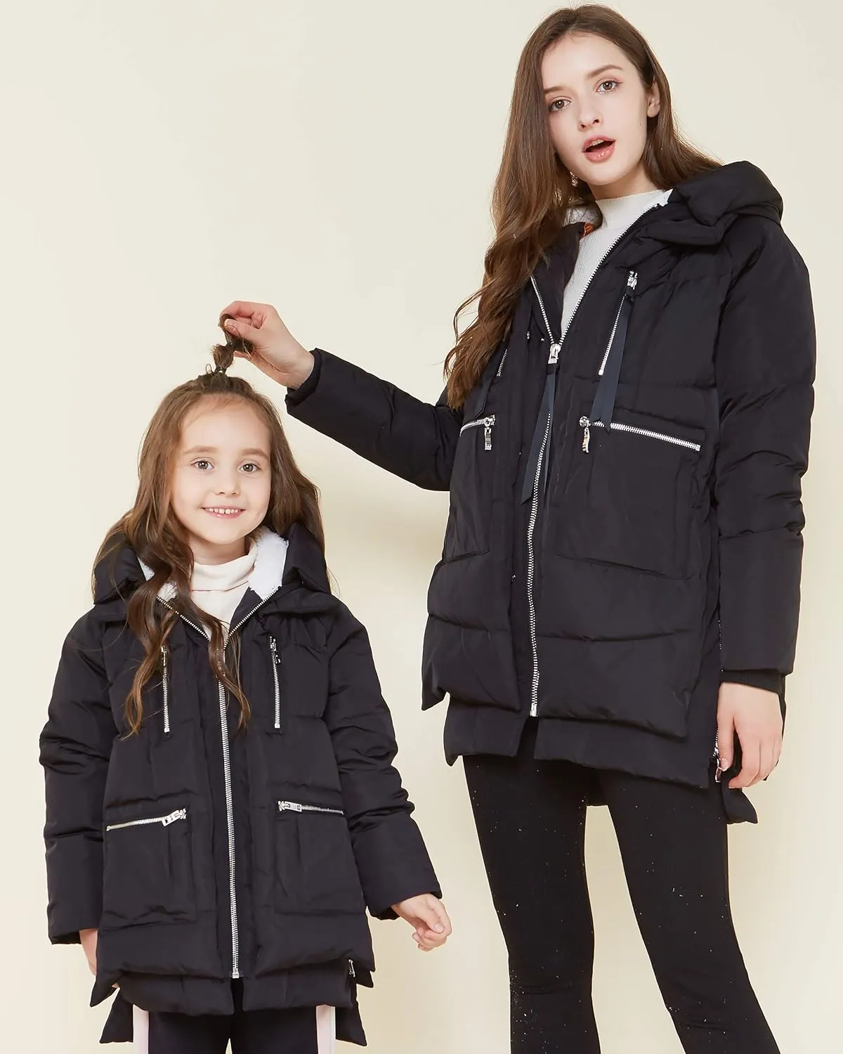 Orolay Children Hooded Down Coat Girl's Quilted Puffer Jacket Boy's Winter Jackets